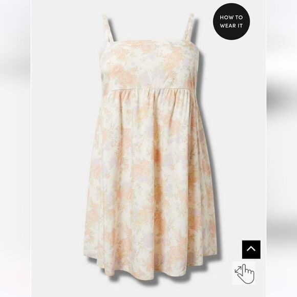 Torrid Mini Challis Sleeveless Sundress - Picture 5 of 5